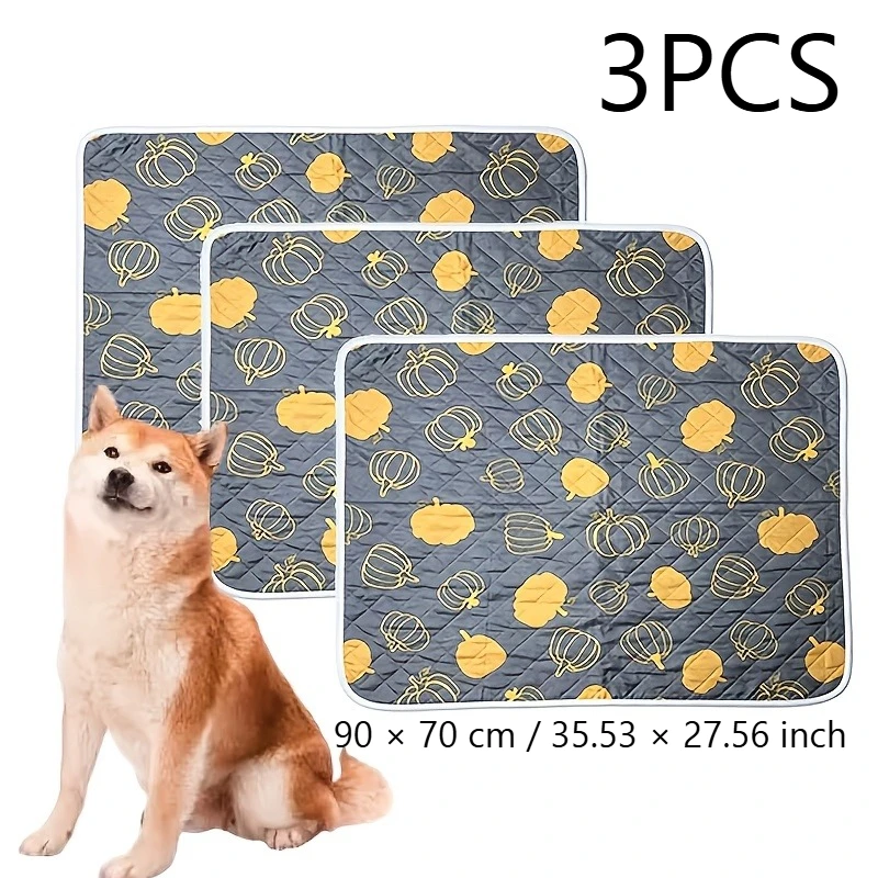 3 Stück wiederverwendbare Hunde-Pipiunterlagen, maschinenwaschbar, leicht zu reinigen, geeignet für kleine bis mittelgroße Hunde, Katzen und andere Haustiere. Haustierbedarf. – Detail 11