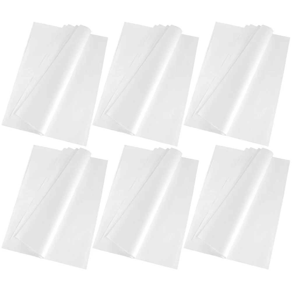 

200 Sheets Translucent Copy Paper Flower Wrappings Material White Tissue Bulk Supplies Bouquet for Towels