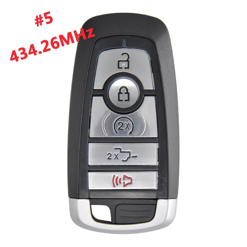 AK018118 Aftermarket 315/433.92/434.26/868/902MHz 15K601 For Ford Mondeo Fusion Smart Remote Key 49 Chip M3N-A2C31243800