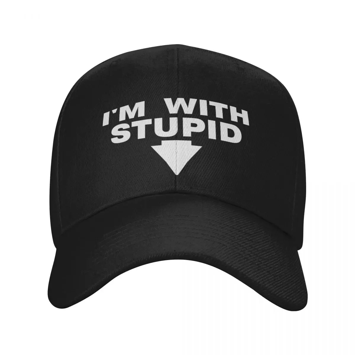 

I'M with STUPID Baseball Cap hiking hat Golf Hat Golf Cap Thermal Visor Girl Men's