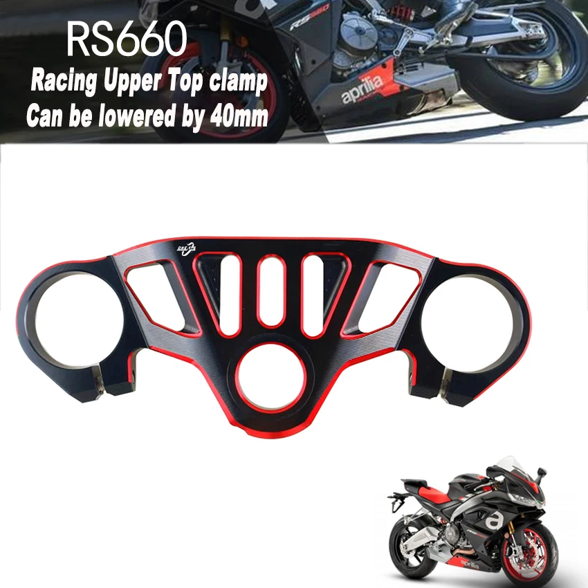 

High Quality Motorcycle Upper Top Clamp Modified Accessories For Aprilia RS660 21-24Front Fork Triple Tree Top Clamp Parts