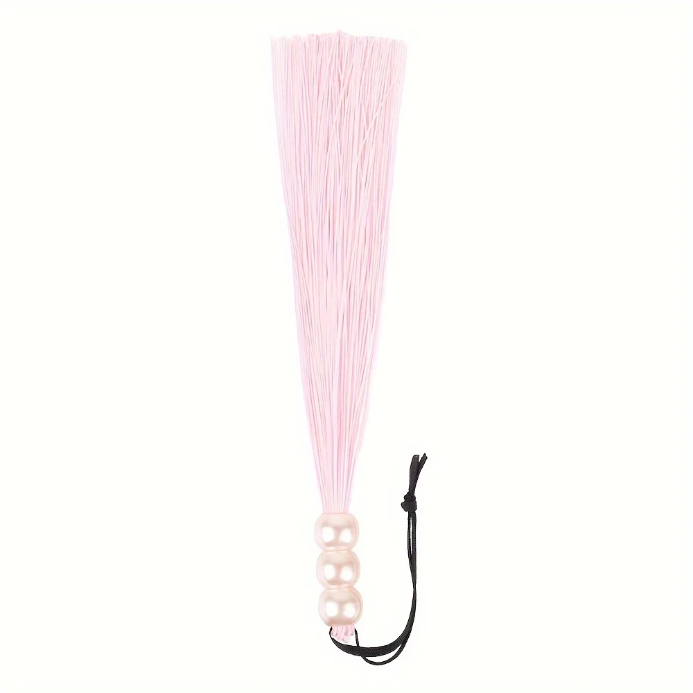 Silicone Borlas Chicote para Mulheres e Casais, BDSM Flogger, Buttom Paddle, ABS Handle, Adulto Flertando Brinquedos Sexuais, Prazer