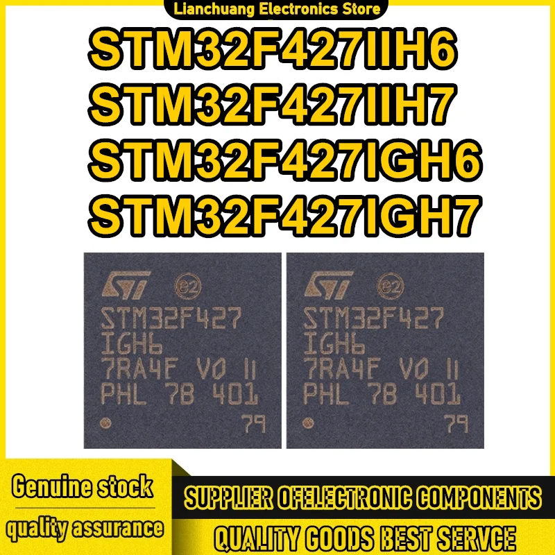 

STM32F427IIH6 STM32F427IIH7 STM32F427IGH6 STM32F427IGH7 UFBGA IC-чип, новый, оригинальный, в наличии