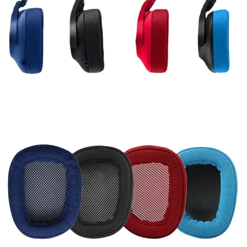 

Replacement Memory foam Protein leather / Mesh Ear pads Ear Cover Repair parts for Logitech G433 G233 G-pro G533 G231 G331
