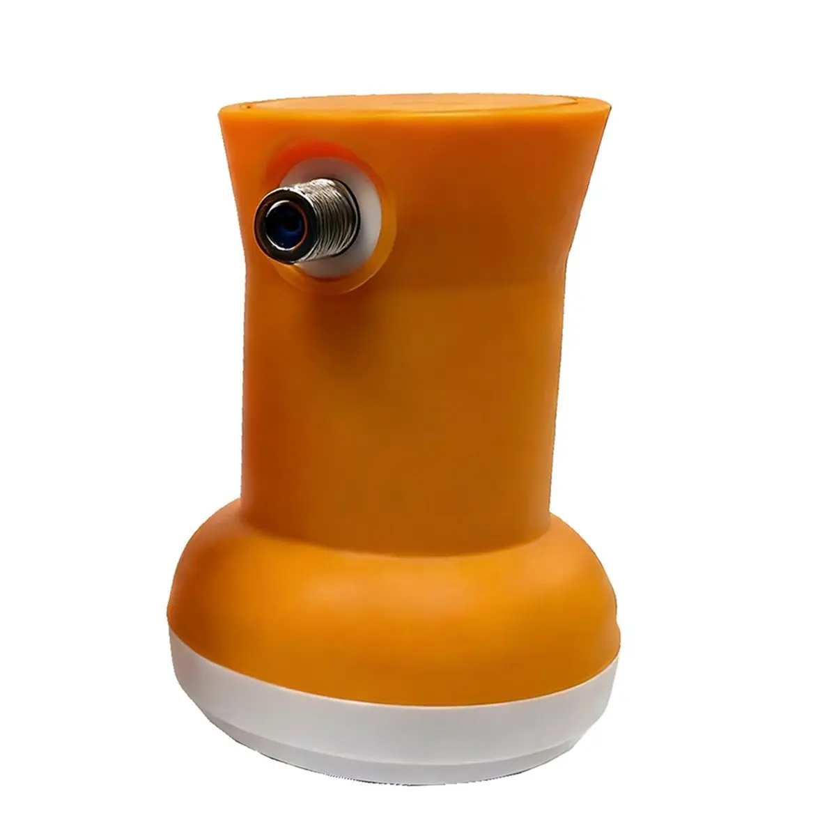 Best sales 2026 Single Head LNB High Gain Single Output LNB for KU Band Single Channel Receiver Satellite TV Receiver Orange