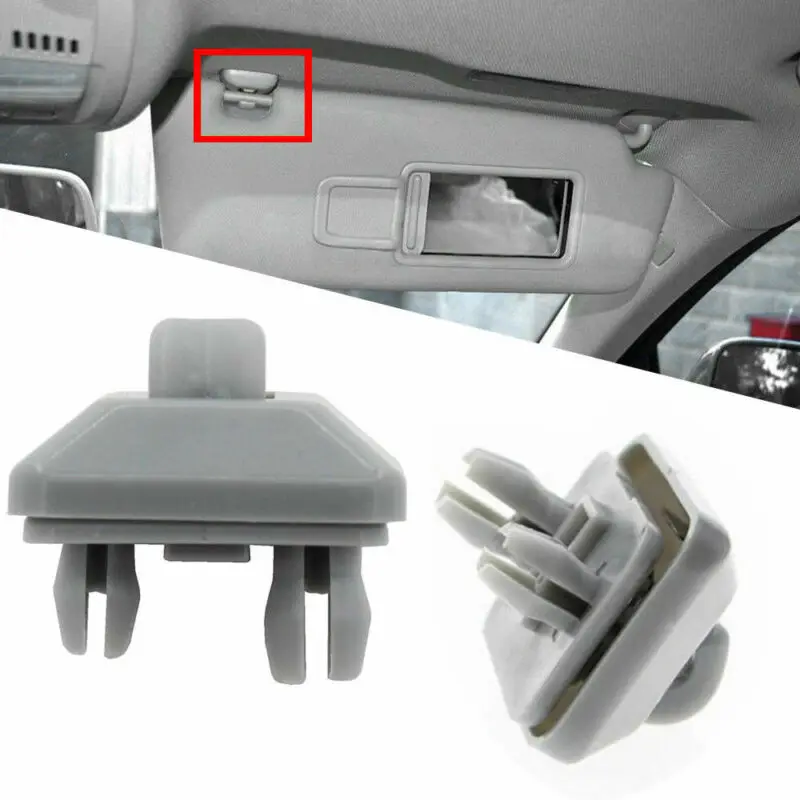 Auto Car Sun Visor Clip Fit For A3 A4 A5 Q5 A7 B6 B7 B8 S4 S5 Replace 8U0857562A Interior Parts Sun Visors 2pcs