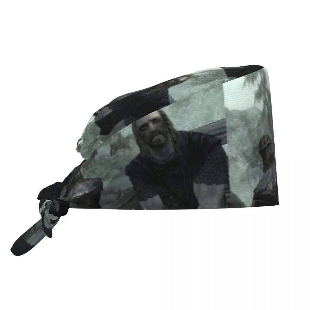 Bon, vous êtes enfin réveillé ! Chapeau de chirurgien Skyrim Meme, bonnet de travail unisexe réglable pour infirmières et dentistes