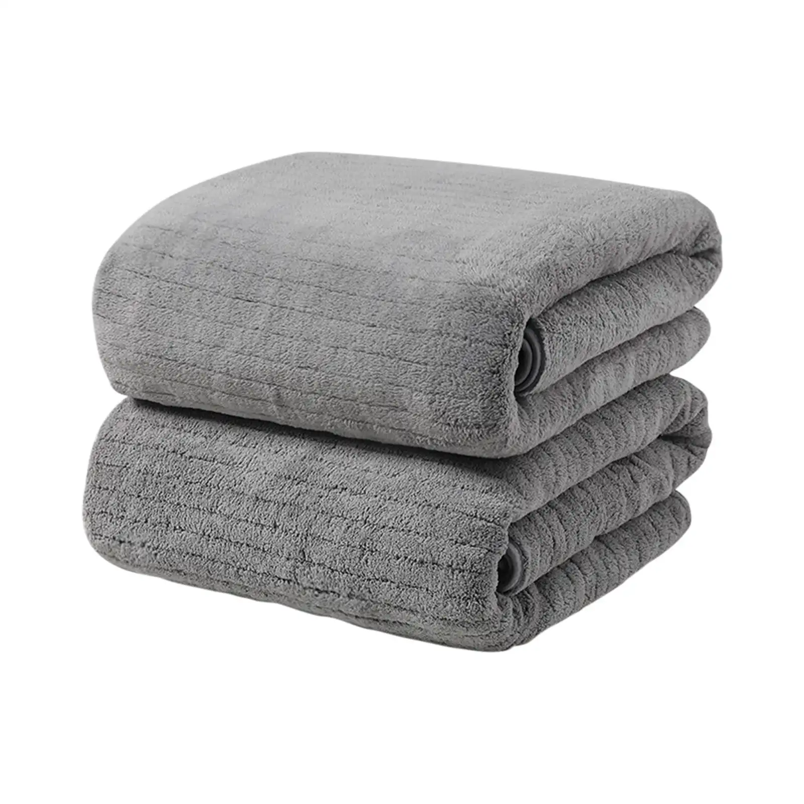 Bath Towels, 2PCS Coral Velvet Towel 30"x14" Extra Large Bath Towels, Lighter Weight, Quicker to Dry image 2