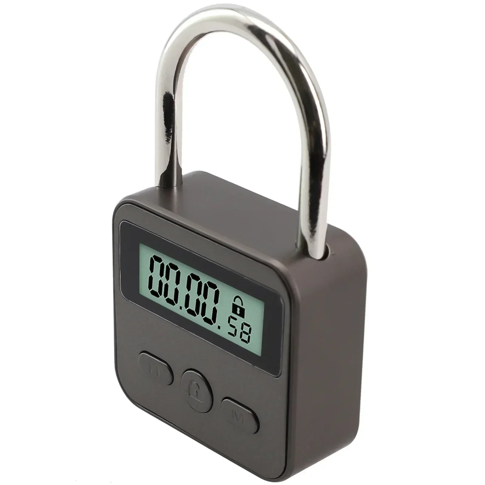 Timing Padlock Timer Lock LCD Display Multi Function Electronic Time 500 Hours Max Timing Home Security Lock Door Hardware