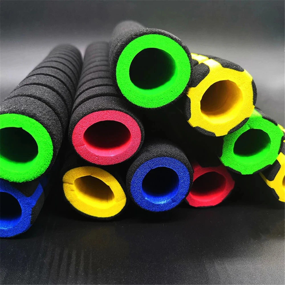 

Racing Anti-skid Sponge Motorcycle Grip Non-slip Handlebar Cover Foam Grip Bicycle Handlebar Bicycle Grips 22cm Long