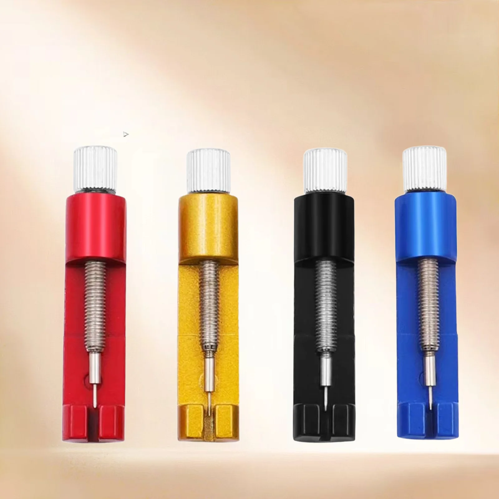 أداة إصلاح الساعة المعدنية، أداة تعديل سوار الساعة مع دبوس الساعة، أداة دبوس ربط السوار، المذيبات سهلة الإزالة، التعديل