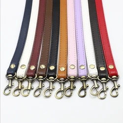 120cm Destacável Bag Handle Substituição Bags Strap Mulheres PU Leather Shoulder Bag Peças Handbag Cintos Strap Bag Acessórios 10pcs