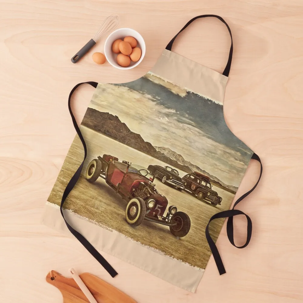 

Rat Rods at Bonneville Apron Waterproof kitchen jacket woman Kitchen Front barber men Apron