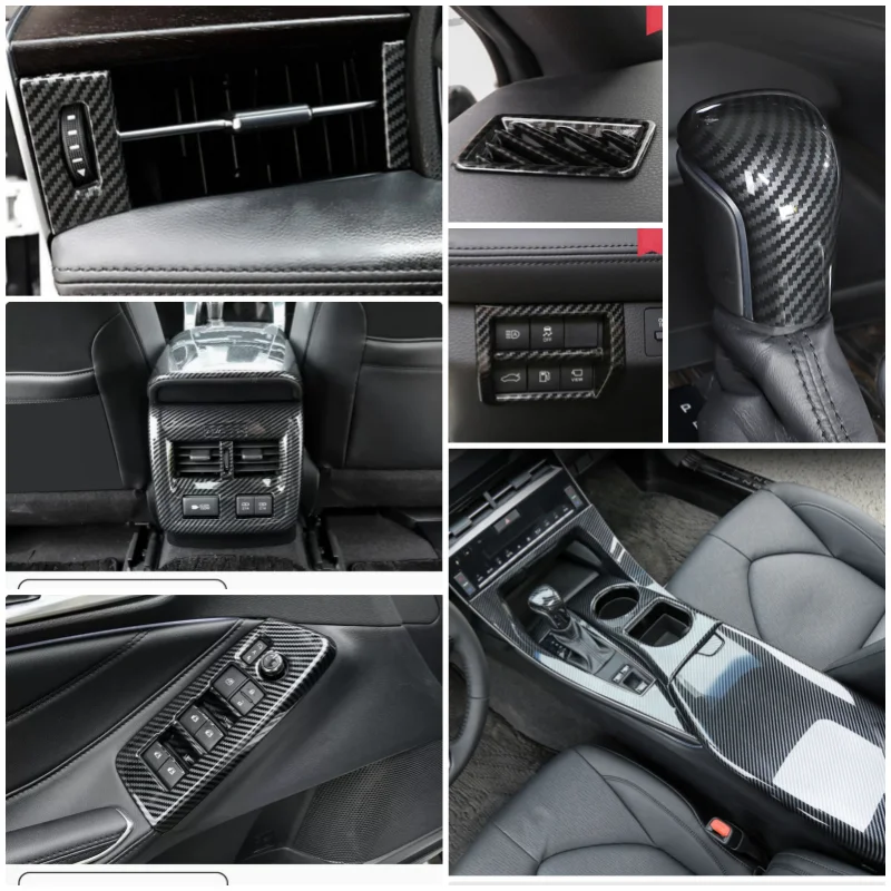

For Toyota Avalon 2019 - 2022 Accessories LHD Adjustment Memory Switch Window Switch Control Water Cup Holder Cover Trim Styling