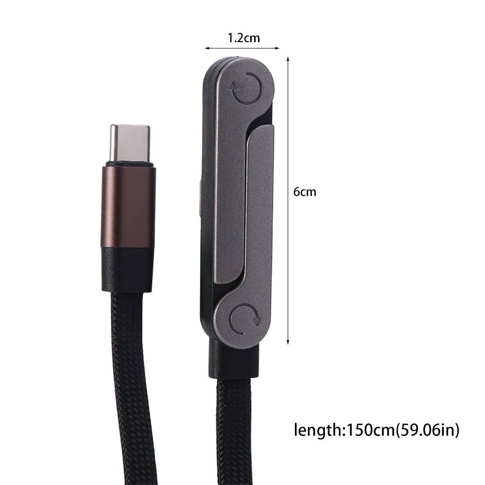 TPE USB Type C to C Cable Double Headed C to C Fast Charging Wire 1.5M 240W Type C Data Cable Mobile Phone Accessories