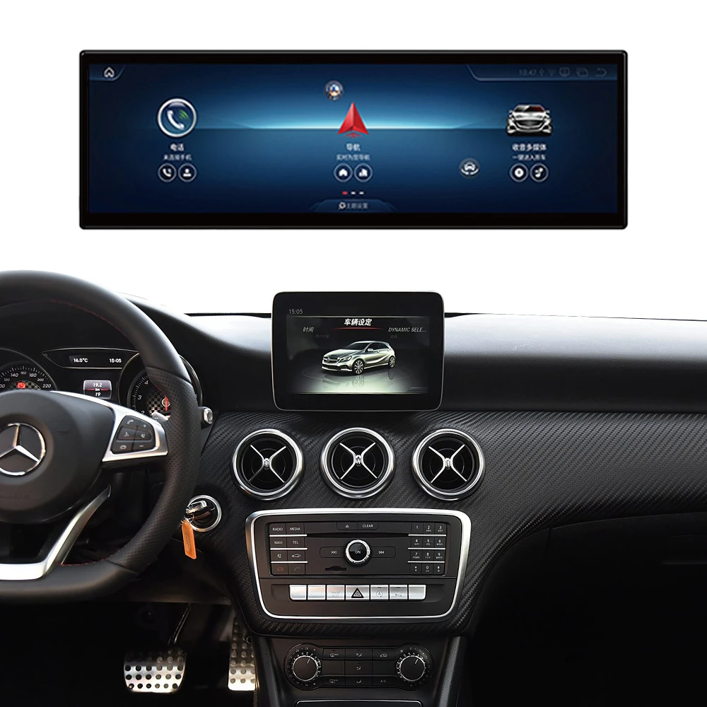 

A Class NGT4.5 W176 Android Car Screen 14.9 Inch Wireless CarPlay Android Auto Bluetooth Car Dvd Player For Mercedes Benz