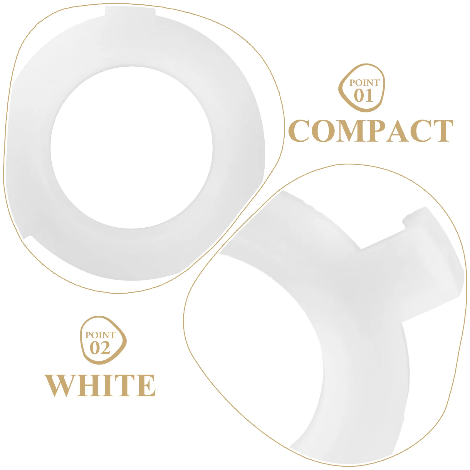 20 قطعة غطاء مصباح محول حلقة E27 إلى E14 تقليل محول خفيفة الوزن البلاستيك عاكس الضوء تركيب استبدال أجزاء الإضاءة #2