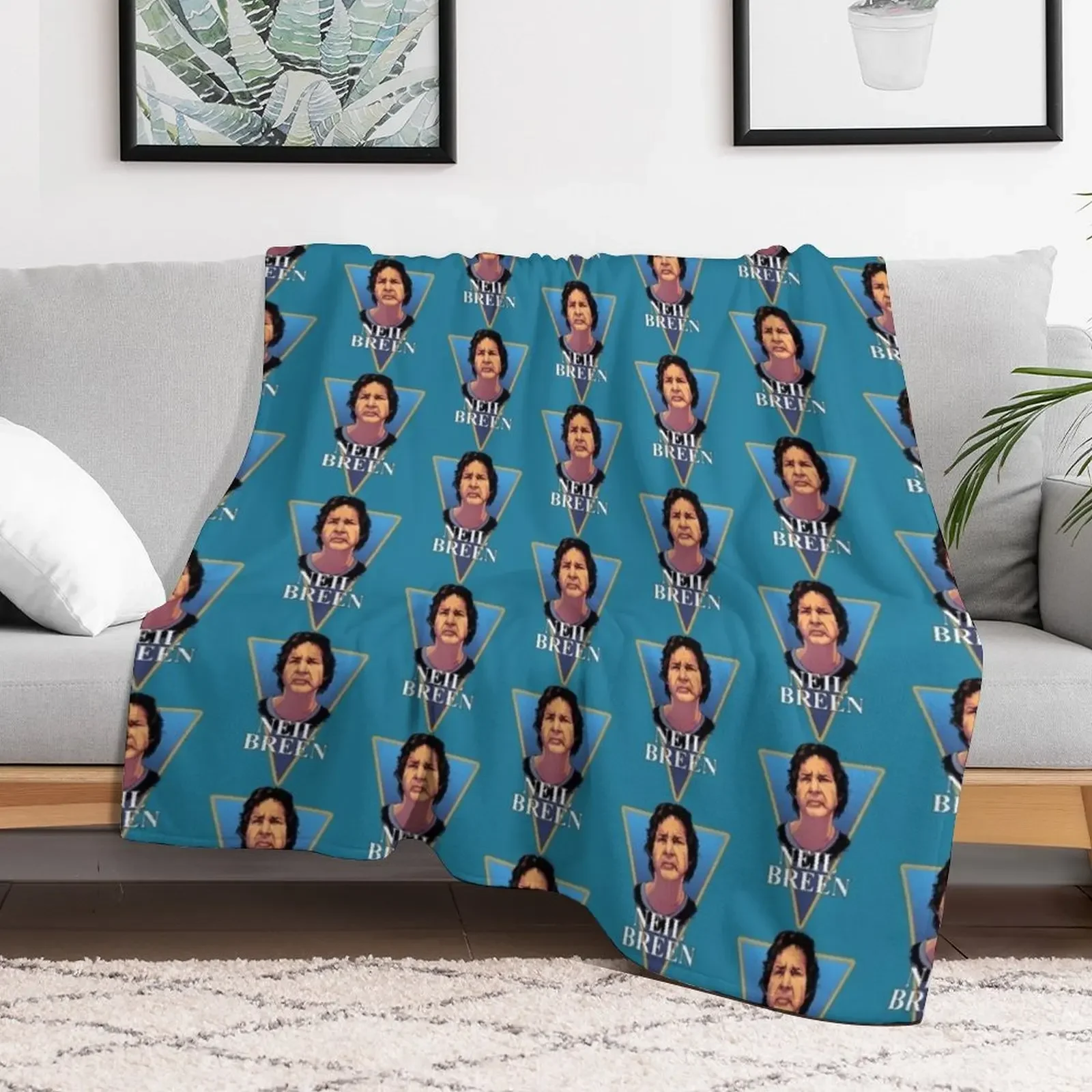 Neil Breen I Am Here Now Throw Blanket Loose Stuffeds Blankets