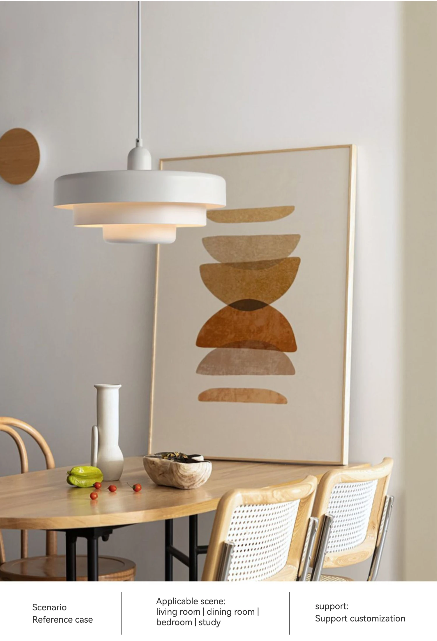 Medieval Retro Orange Pendant Lamp Dining Room Restaurant Home Decor LED Ceiling Chandelier Lighting for Cafe Bar Hanging Lights