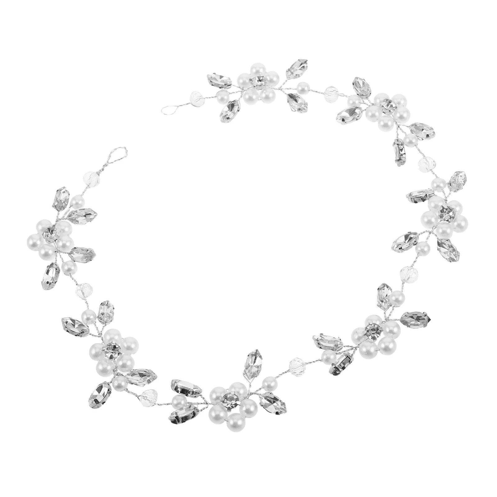 

Wedding Pearl Hair Accessories Bridal Headwear Headpiece for Women Cute Accessory