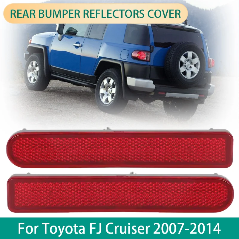 

TO1184105 Rear Bumper Reflectors Cover For Toyota FJ Cruiser 2007 2008 2009 2010 2011 2012 2013 2014 81910-35060 No Bulb