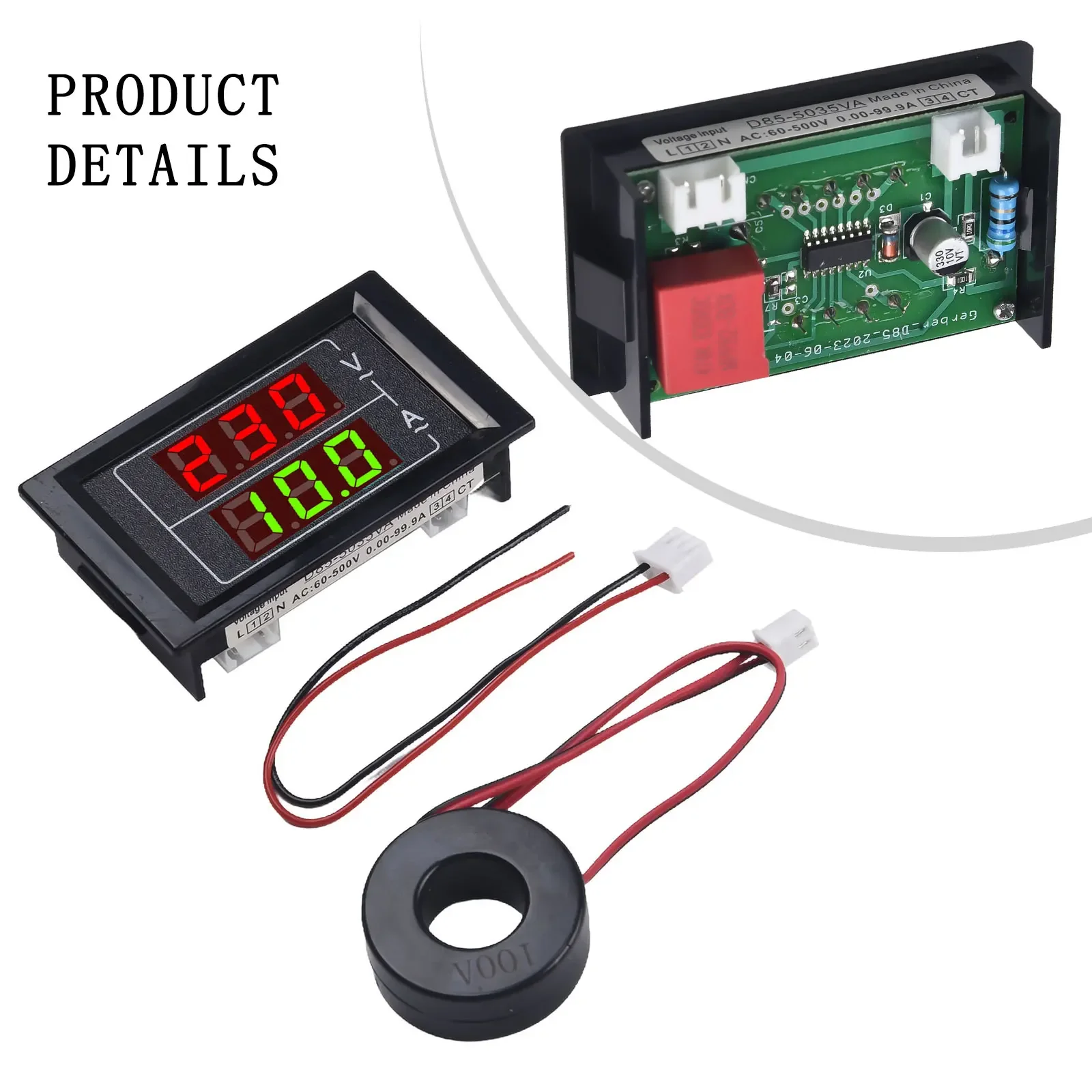 Note Ambient Temperature Voltage Measurement Error A Current Range Input Voltage Measuring Range Output Voltage