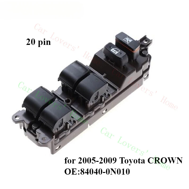 

Переключатель стеклоподъемника передней левой двери (сторона водителя) A+ 84040-0N010 для Toyota CROWN Master