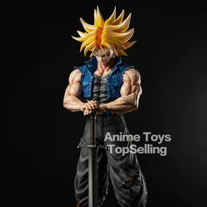 25cm/9.84inアニメドラゴンボールZフィギュアトランクアクションフィギュアPVC彫像コレクションモデルおもちゃのおもちゃギフト 8ベストセールスドラゴンボールZ彫像-4