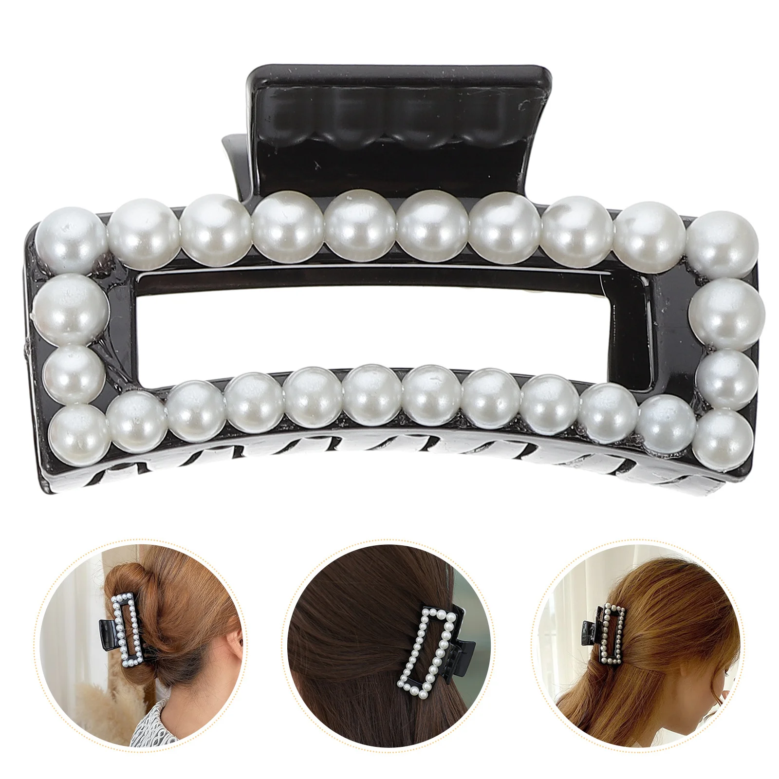 

1 шт., зажим в виде акулы, жемчужный дизайн, элегантный зажим для когтей для ванны, макияжа, путешествий, инструмент для укладки волос, застежка для волос для девочек, зажимы для когтей, декор