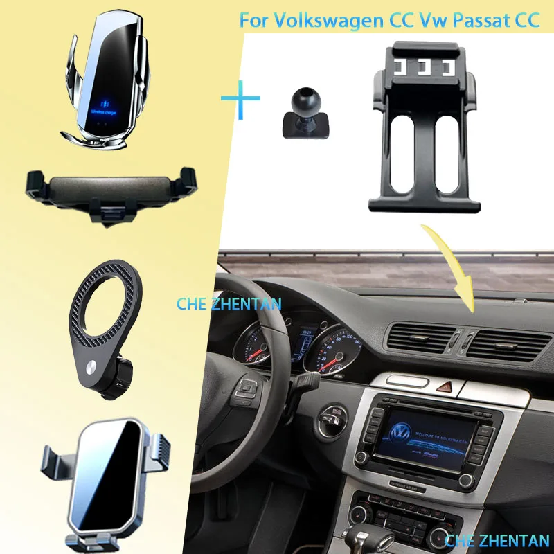 Car Mount for Volkswagen CC Vw Passat CC 2009~2017 Mobile Phone Holder Air Vent Cellphone Bracket Gravity Stand Auto Accessories