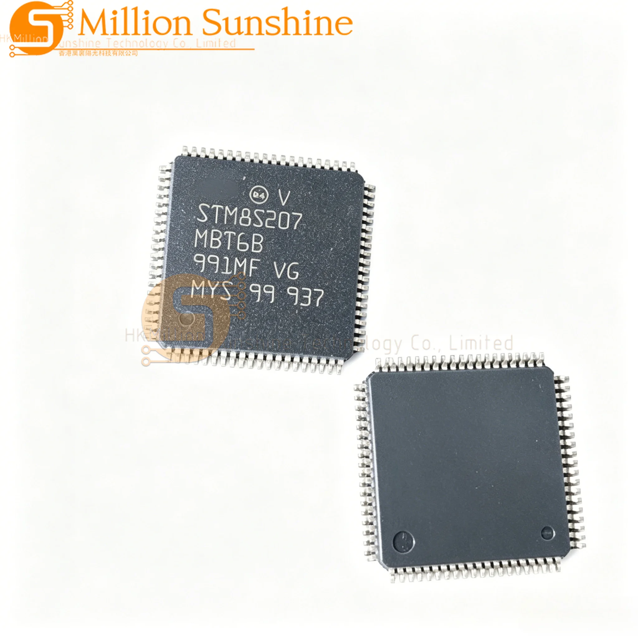 10pcs STM8S207 STM8S207MBT6B M8T6B QFP80 STM8AF52A8TCX QFP48