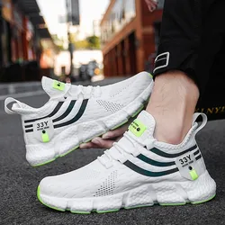 Summer Men Shoes Mesh Breathable Running Shoes for Men Lightweight Casual Walking Sneakers Shoes Couple Footwear Tenis Masculino