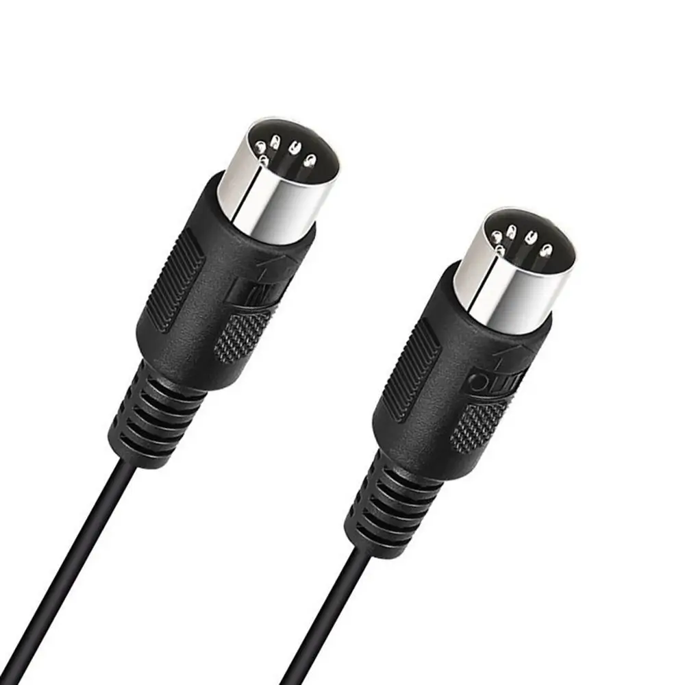 Male To Male MIDI Cable 5-Pin DIN Plug Copper MIDI Extension Cable Music Gear Multiple Lengths Din-5pin M/M Cable Adapter