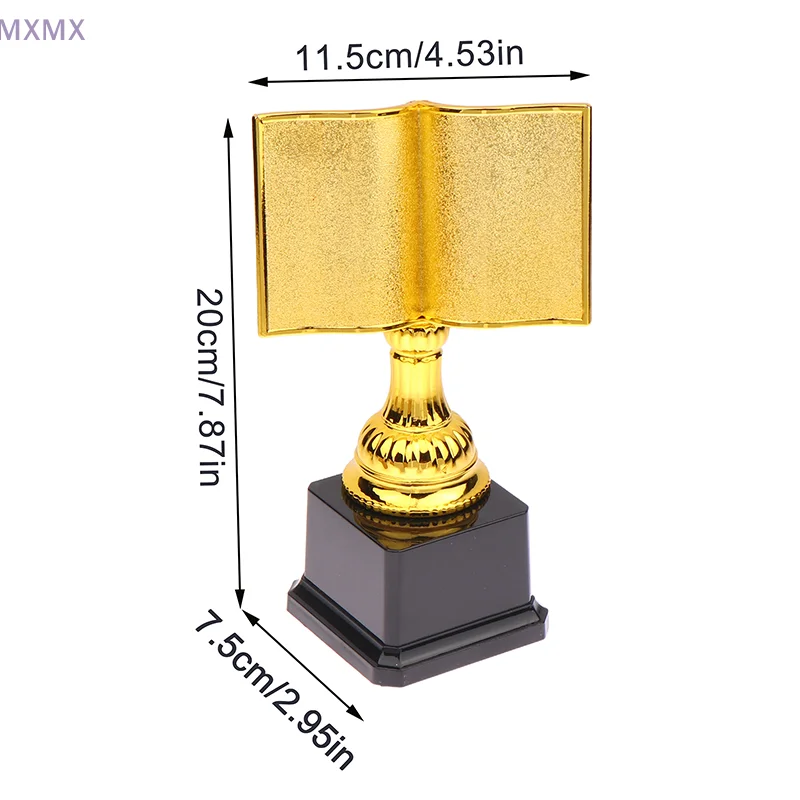 Golden Reading Star Trophy For Kids Plastic Trophy For Reading Competition For School Home Library Encouraging Reading
