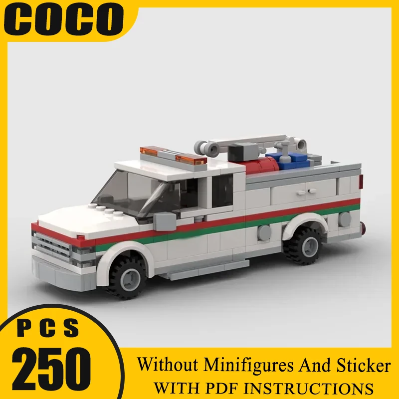 

Urban sanitation series Moc Building Octan Service Truck Brick Model Technology Blocks Gifts Toys For DIY Assembly Gift Sets
