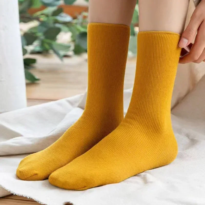 Thicken Plush Socks for Women Men Thermal Cashmere Velvet Sock Winter Warm Soft Fleece Snow Boots Socks Home Floor Sleep Socks