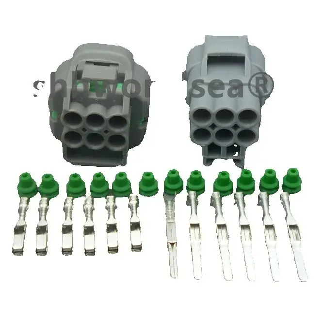 

Shhworldsea 6-контактный 90980-10988 7282-7064-40 7283-7064-40 Автомобильная фара, провод, жгут проводов, водонепроницаемая розетка