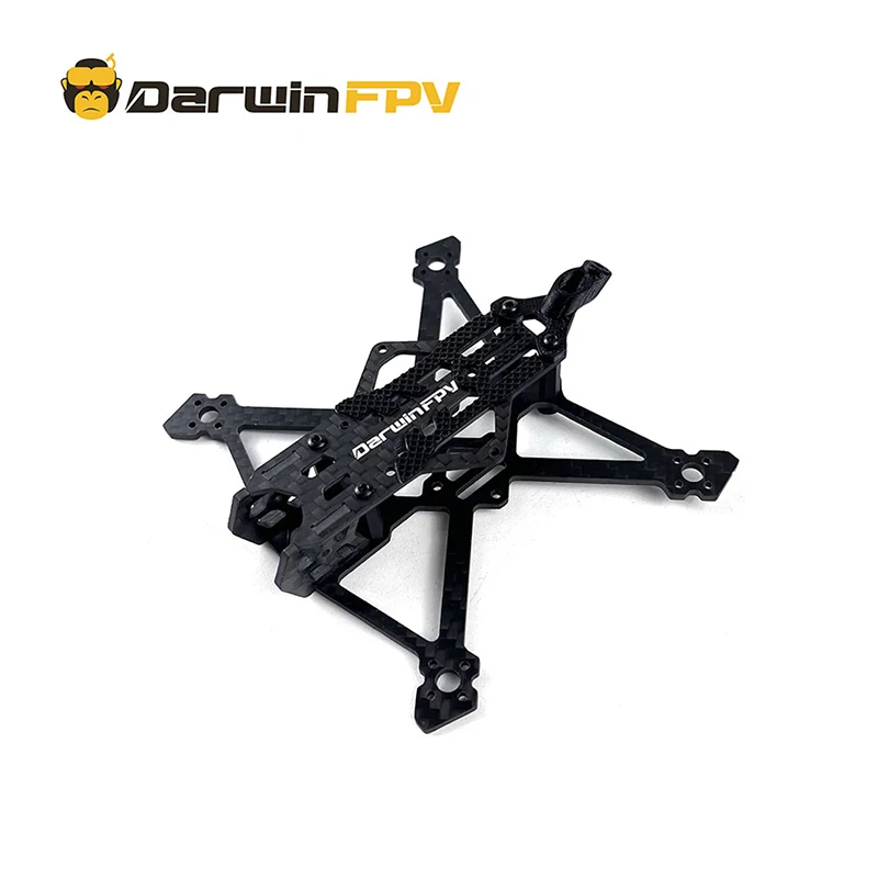 DarwinFPV TinyApe 2.5 Inch 108mm Wheelbase Quadcopter 3K Carbon Fiber Frame Kit for 1002-1305 Brushless Motor Drone