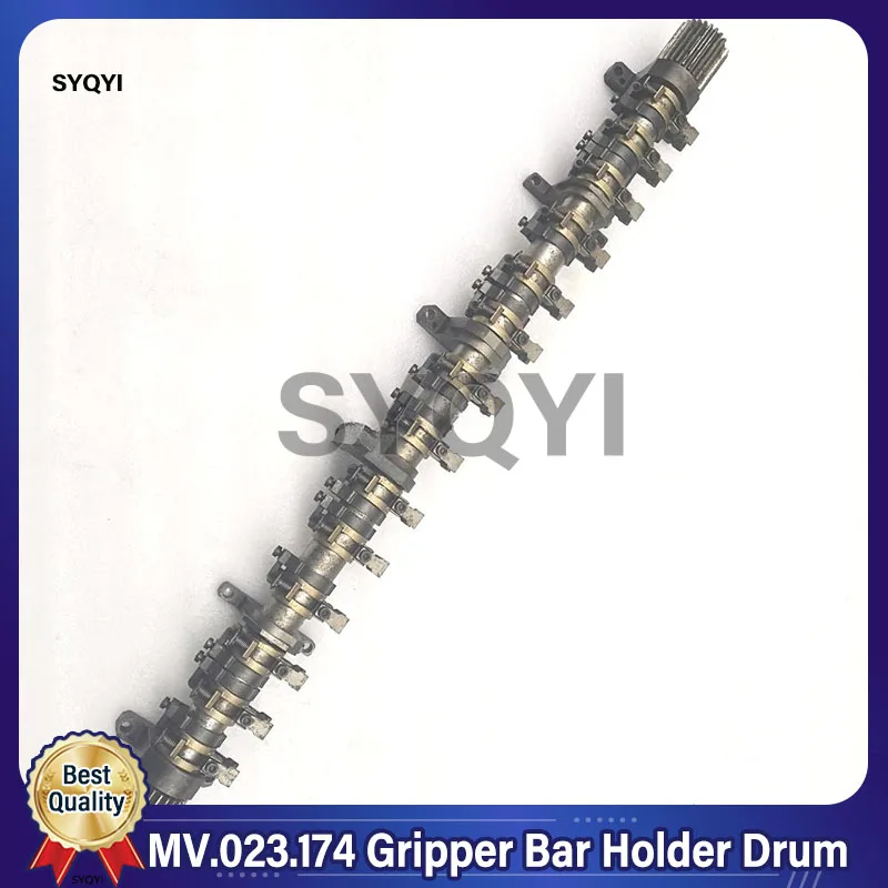 Beat Quality MV.023.174 Gripper Bar Holder Drum For HDM CD74 14 Grippers Heidelberg Parts