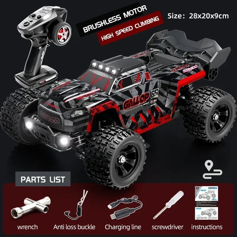 1:18 2.4G 4WD 70KM/H عالية السرعة RC سباق السيارات فرش السيارات جميع التضاريس على الطرق الوعرة تسلق شاحنة التحكم عن بعد RC الانجراف سيارة إلى