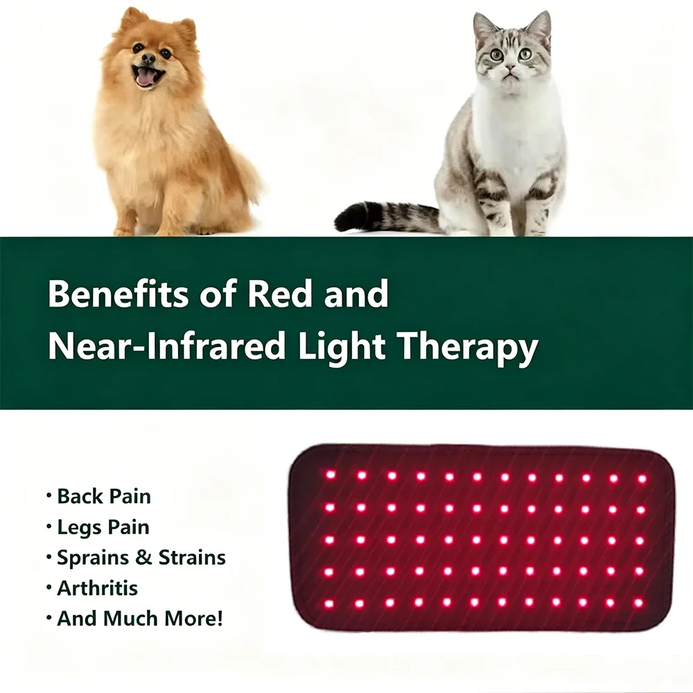 Pet Care Home Use Infrared Red Light Therapy Belt Wrap for Dogs Cats