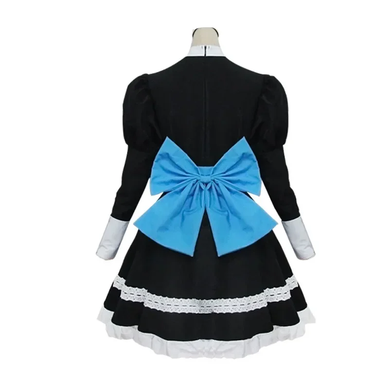 Panty&Stocking With Garterbelt Stocking Anarchy Cosplay Costume Anime Halloween Women Girl Maid Dress+Belt+Headwear Sets