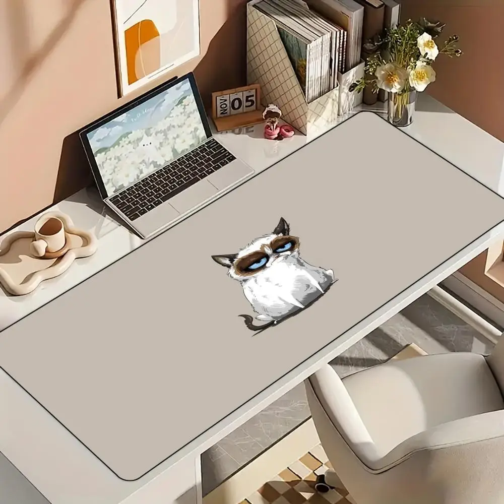 

Коврик для мыши с индивидуальным рисунком кота, настольный коврик с прошитыми краями, резиновая противоскользящая основа, аксессуары для ПК, игровой коврик, коврики для мыши