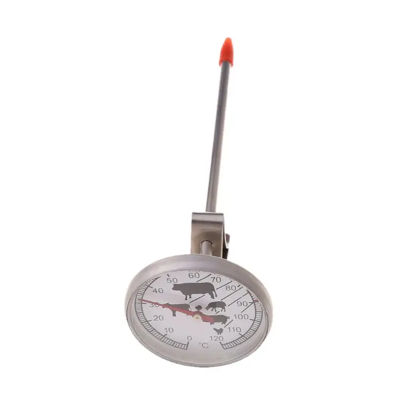 367D Stainless Steel Instant Read Probe Thermometer BBQ Food Cooking Meat Gauge