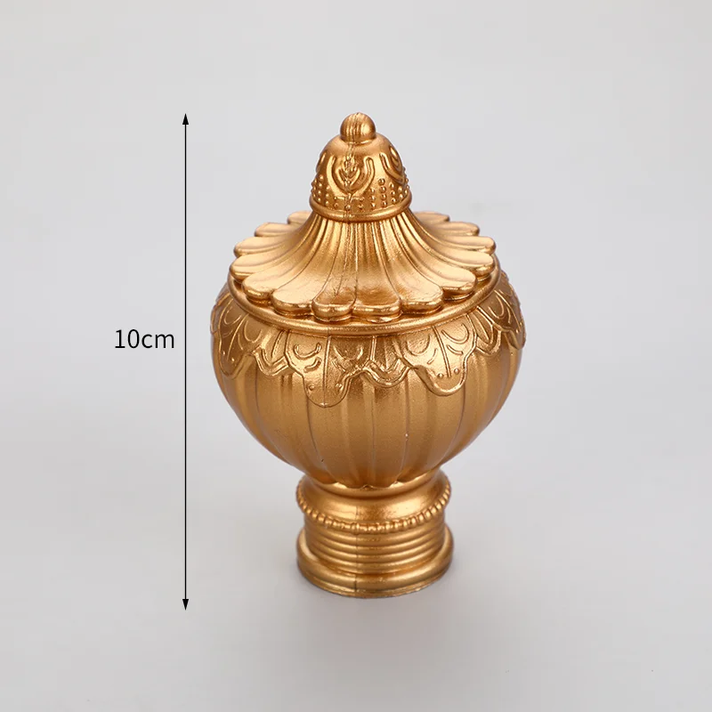 Curtain rod decorative head Roman rod plug head sealing sleeve head curtain accessories home decoration accessories for bedroom