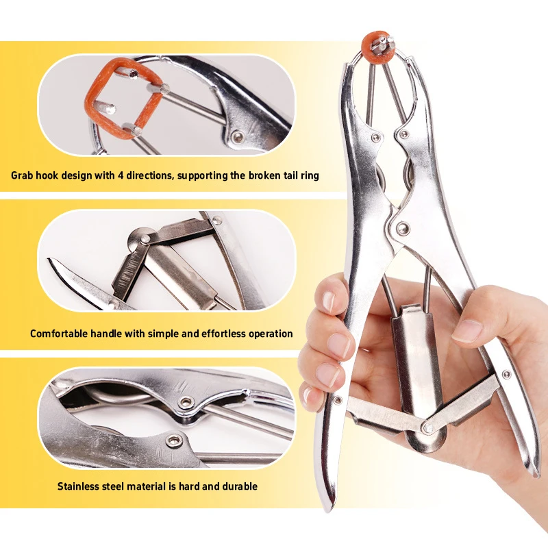 Stainless Steel Tail Cutter Metal Balloon Expander Pliers Tool For Filling Sequins Into Transparent Bubble Balloons Pliers Tools