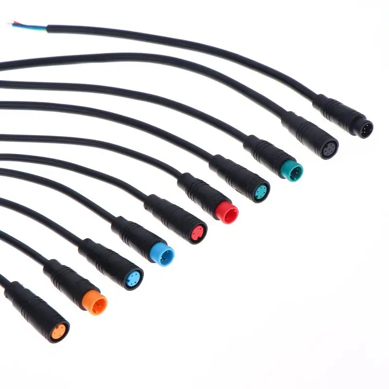 Black Ebike Waterproof Cable Connector Optional Accessories Base for Electric Bicycles Ensures Stable Performance and Safety