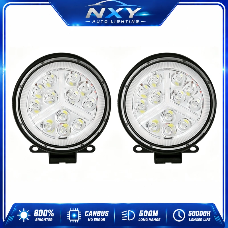 NXY 36W 12 LED Work Light Off Road Auxiliary Lamp Truck Engineering Inspection Light Daytime Running Light Driving Spotlight