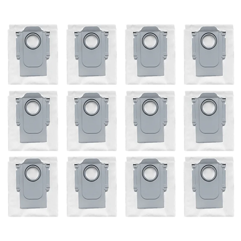 12PCS for Xiaomi Roborock P10 / Q Revo Robot Vacuum Cleaner Accessories Dust Bag Garbage Dust Bag Replacement Parts