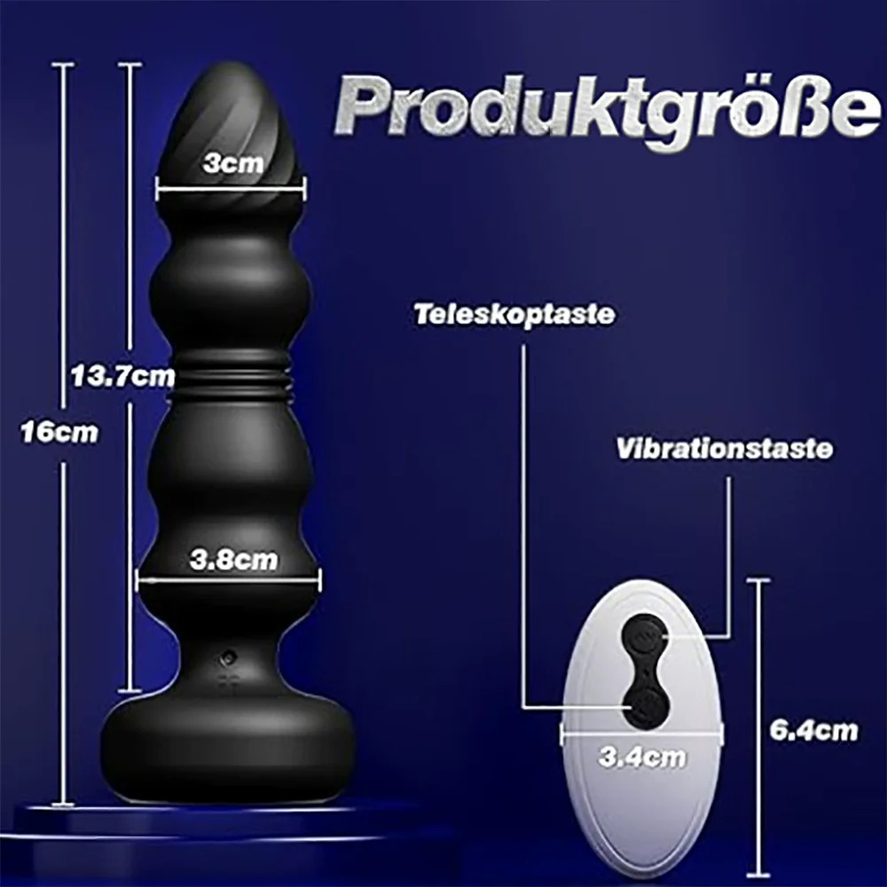 Butt Plug Teleskop Vibrierender Anal Vibrator Drahtlose Fernbedienung Sex Spielzeug für Frauen Arsch Anal Dildo Prostata-massagegerät Männer Buttplug 18
